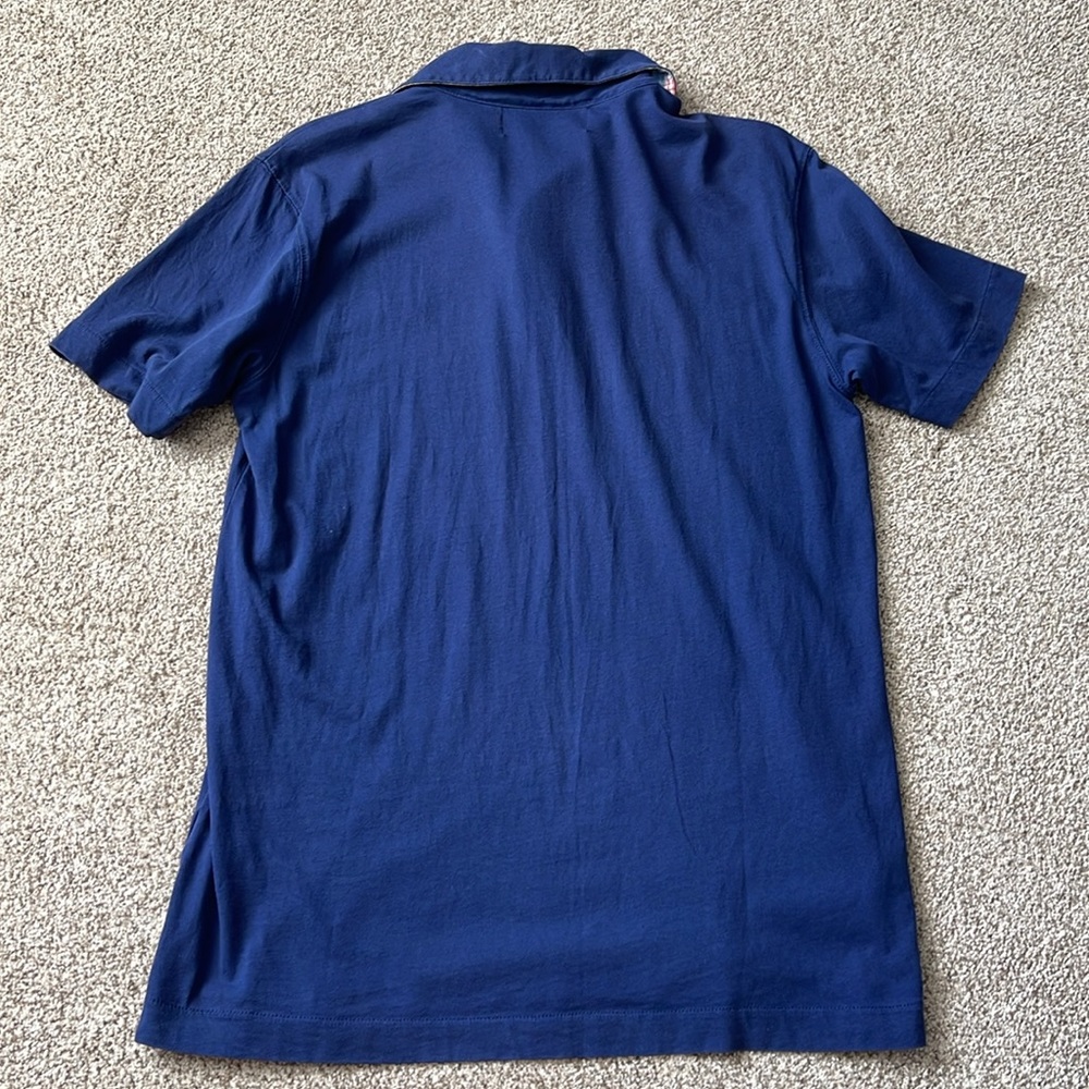 VINEYARD VINES Men's Size XS Blue Polo Plaid Contrast Pima Cotton ‎ Short Sleeve - Picture 5 of 5